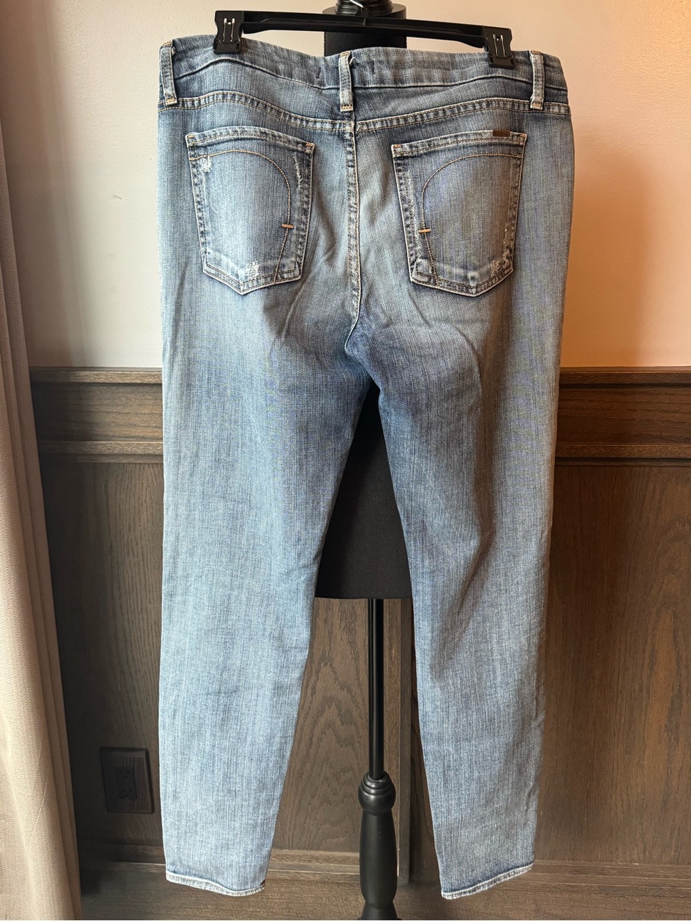 Fidelity Light Blue Distressed Denim Jeans stretch 30 - Picture 3 of 7